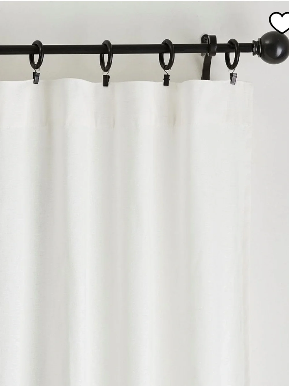 POTTERY BARN Broadway Light Filtering Curtain - Set Of 2 Panels 50x96” in Ivory